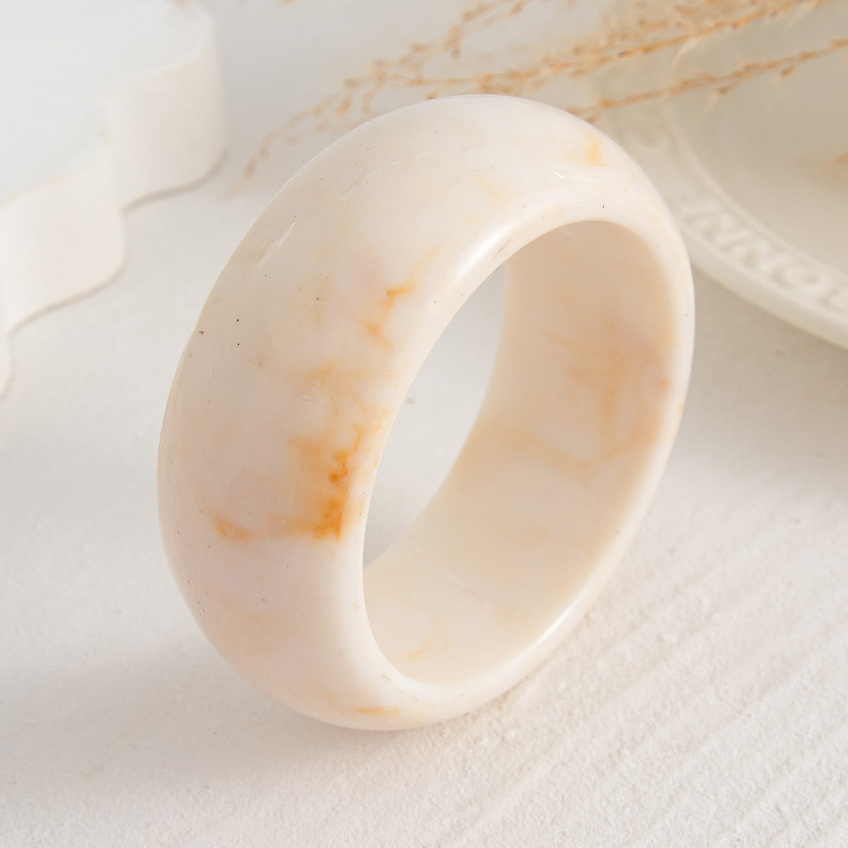 Planderful Translucent Acrylic Bracelet Vienna Verve Statement Jewelry For Women