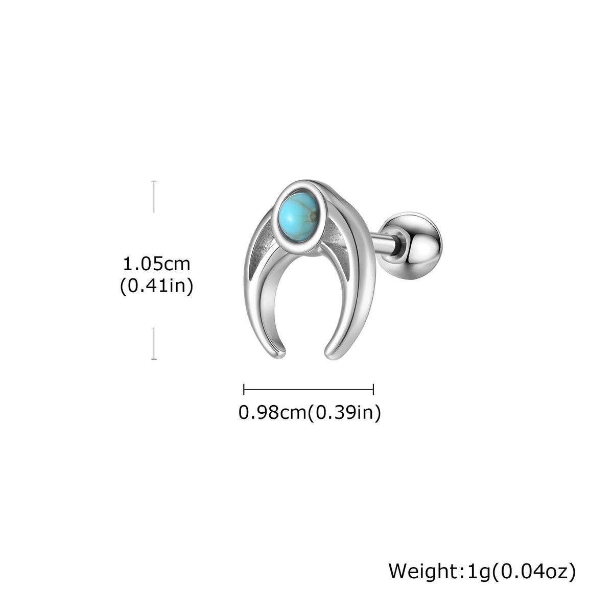 Stainless Steel Punk Earrings