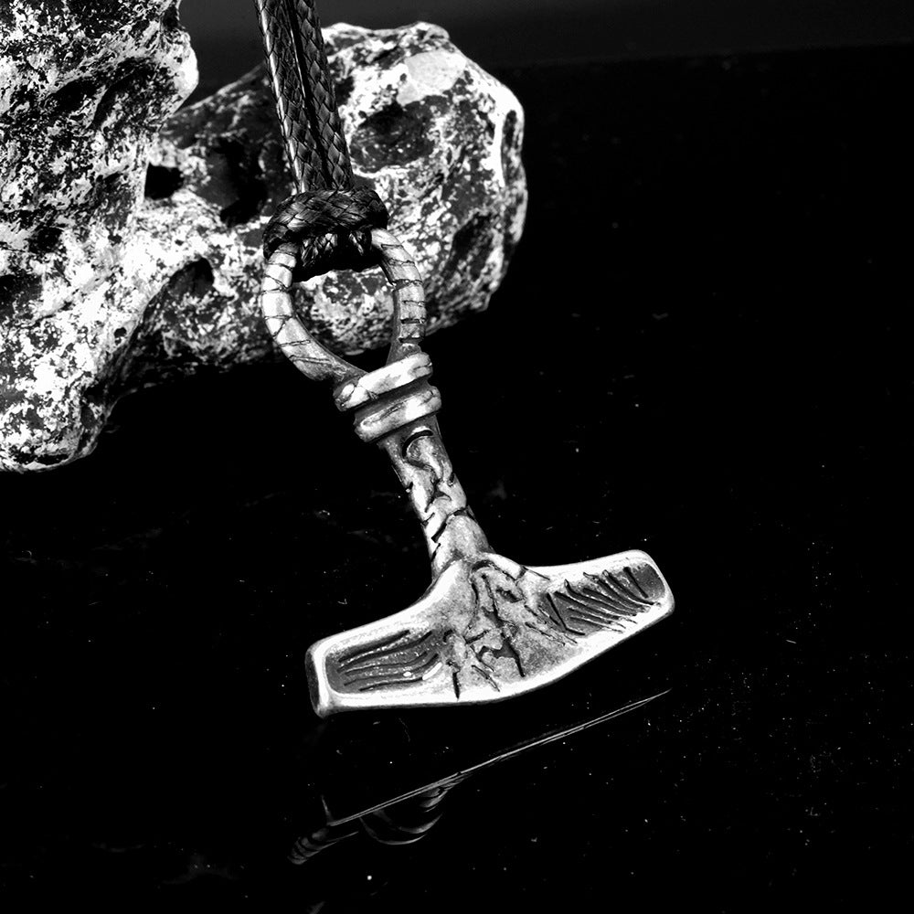 Hip-Hop European And American Neckwear Viking Pendant Necklace