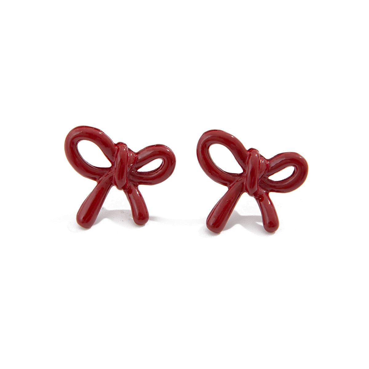 Planderful Vienna Verve Earrings – Elegant Oil Flower Bow Design