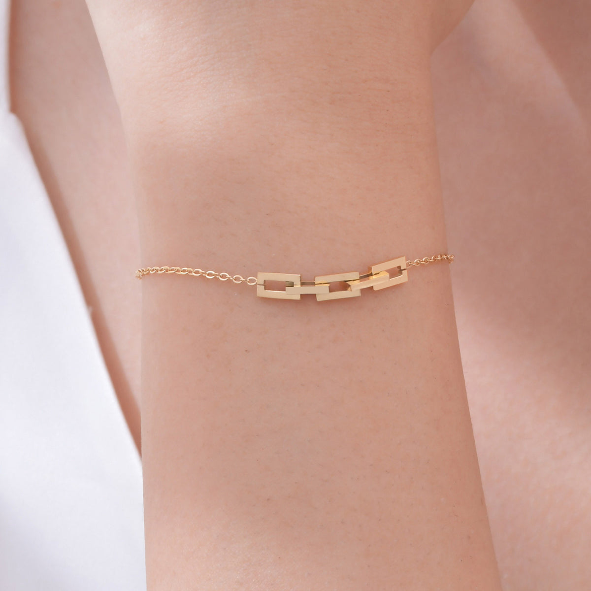 Gold-Plated Stainless Steel Bracelet Unisex