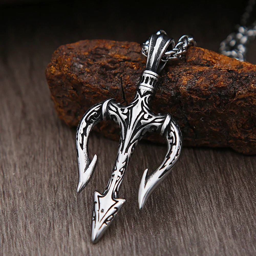 Punk Stainless Steel Pendant Necklace