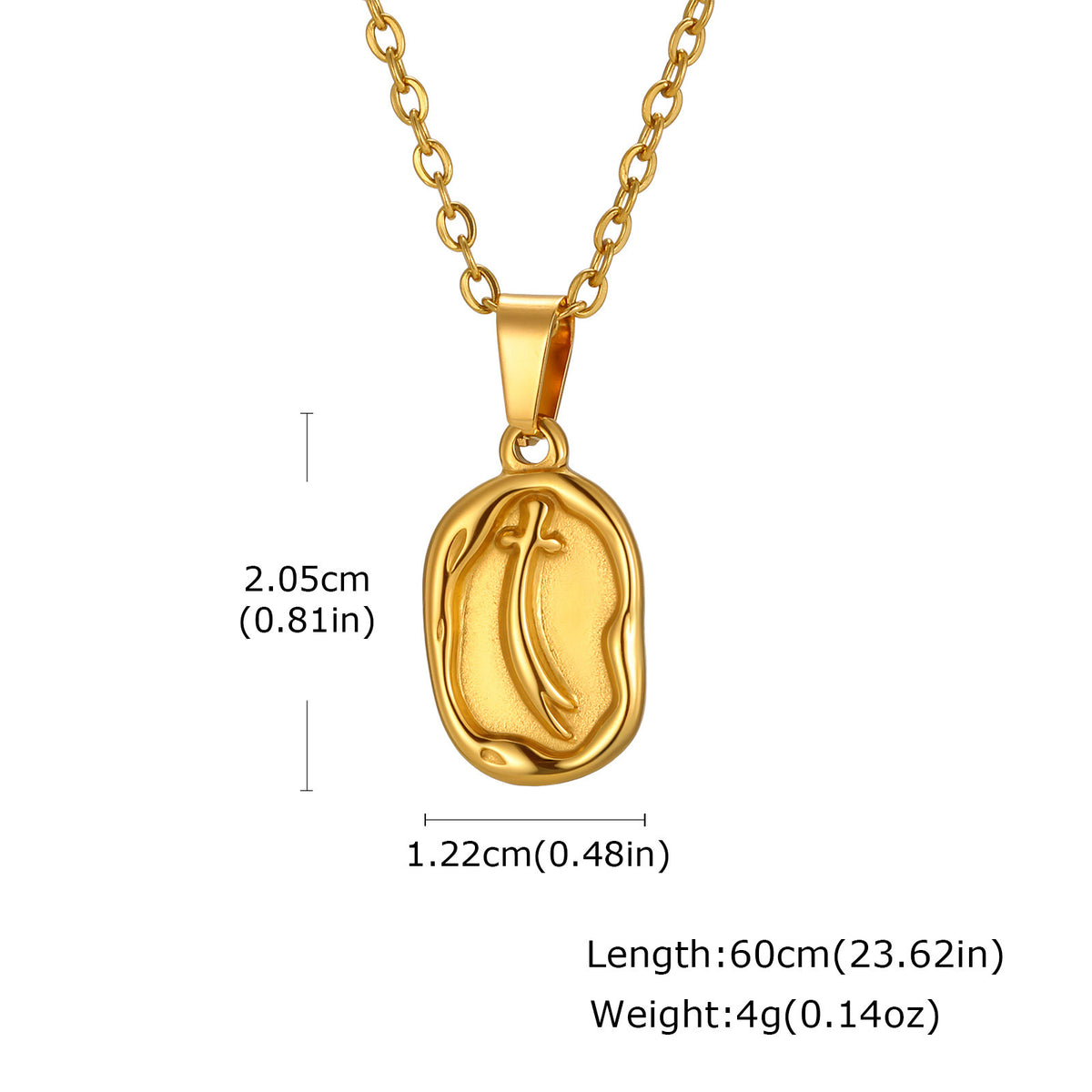 Sword Stainless Steel Necklace for Men