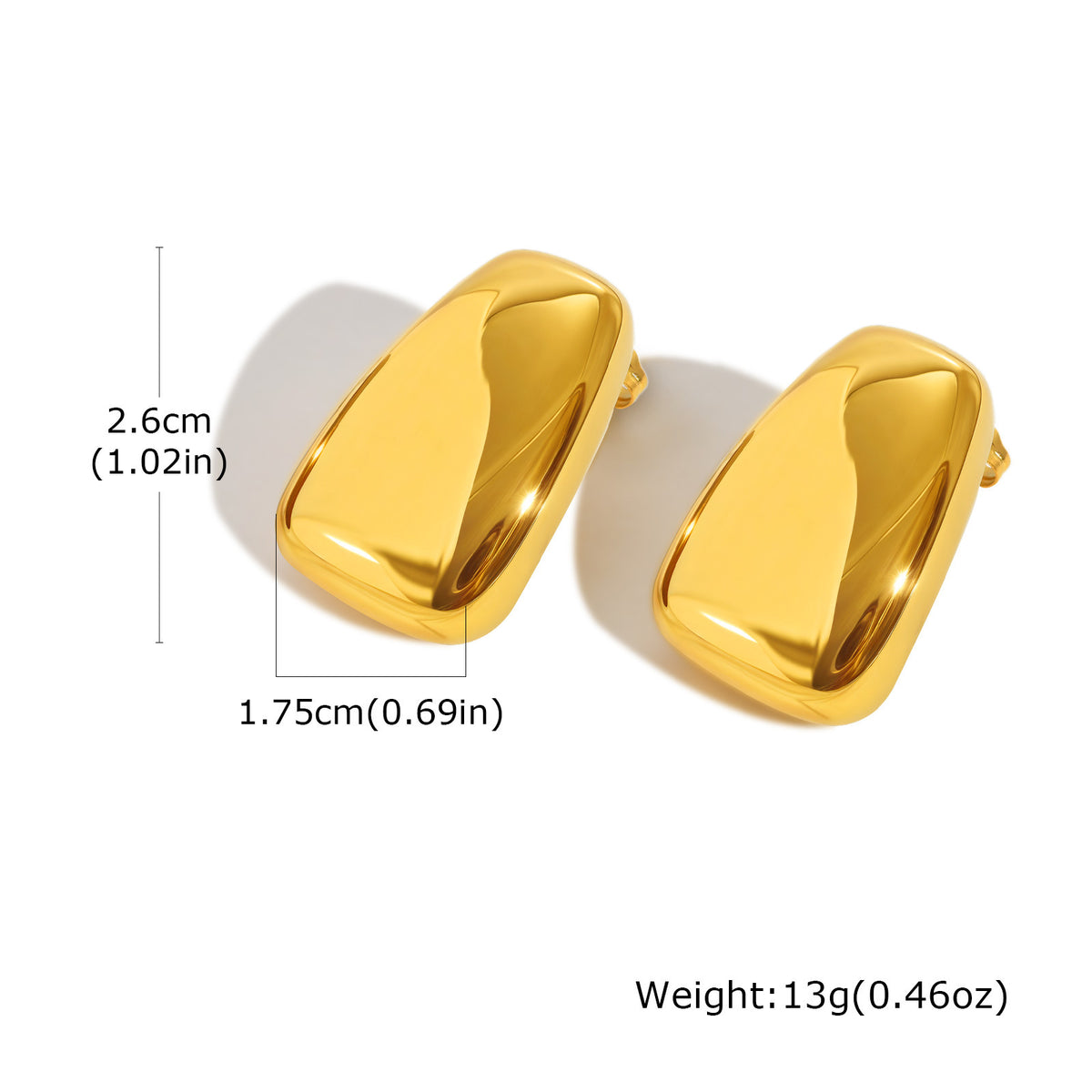 Stainless Steel Geometric Earrings