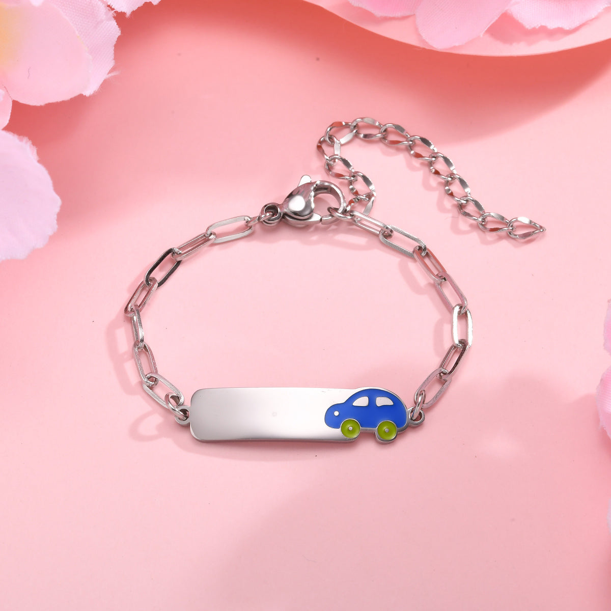 Variety Cute Child Size Stainless Steel Bracelet Unisex