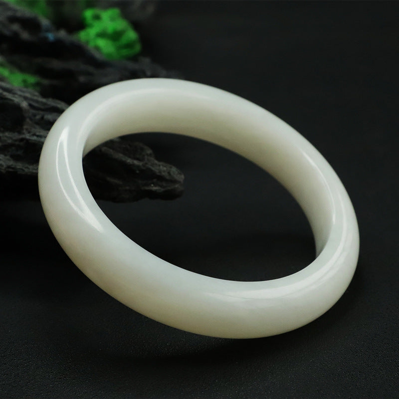 Hetian White Jade Bracelet