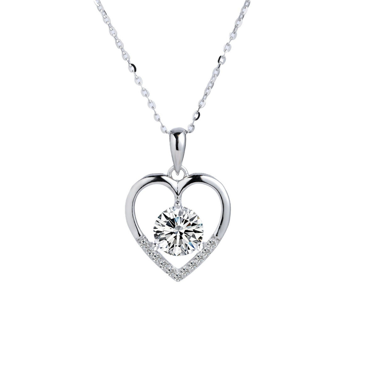 Heart Have S925 Sterling Silver Women's Pendant Necklace