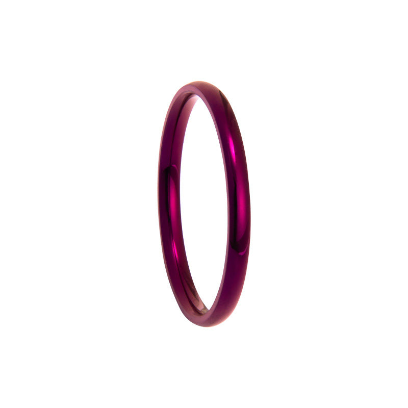 Planderful Everyday Genie Womens Fingertip Ring 2mm Steel Minimalist Durable Gift