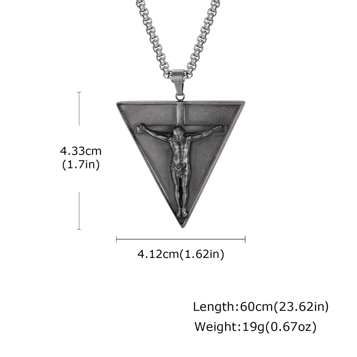 And Street Hipster Punk Stainless Steel Pendant for Men