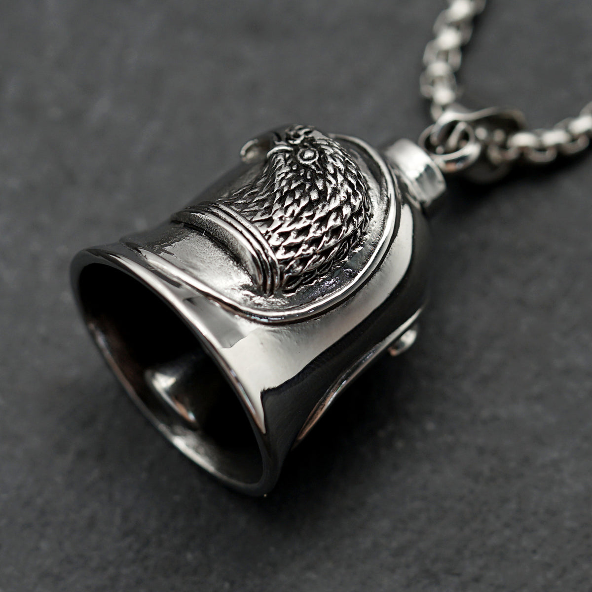 Punk Eagle Stainless Steel Pendant Necklace