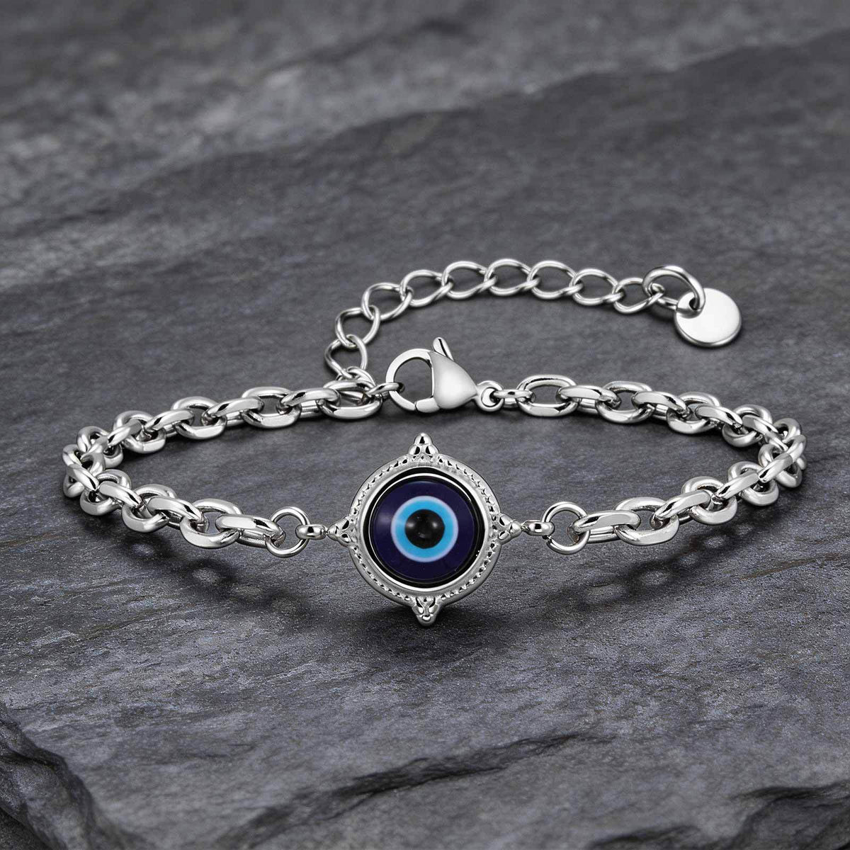 Devil's Eye Stainless Steel Bracelet for Men