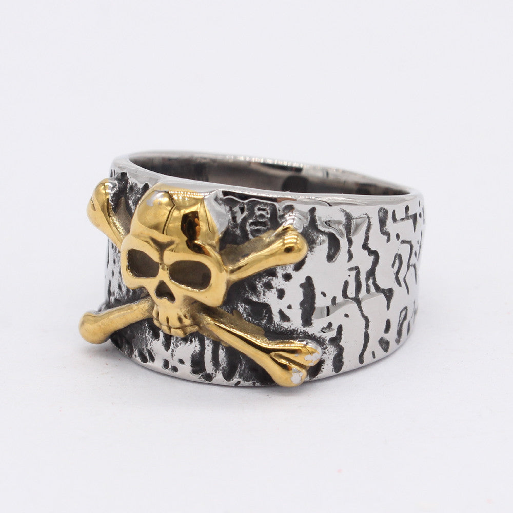Bone Skull Titanium Steel Ring