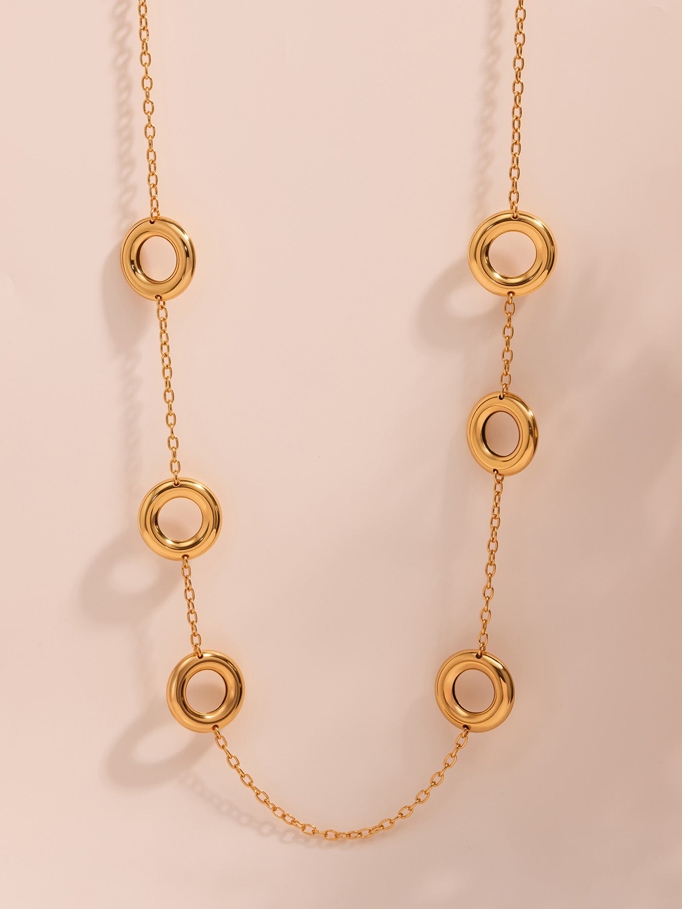 Planderful Stainless Steel Necklace For Women Two Color