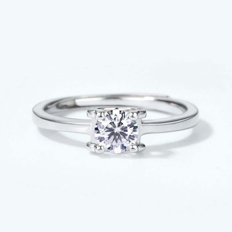 S925 Sterling Silver Moissanite Minimalist Jewelry Collection