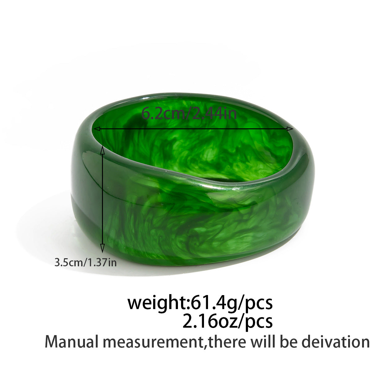 Planderful Vienna Verve Statement Bracelet For Women Glossy Striped Metal Jewelry