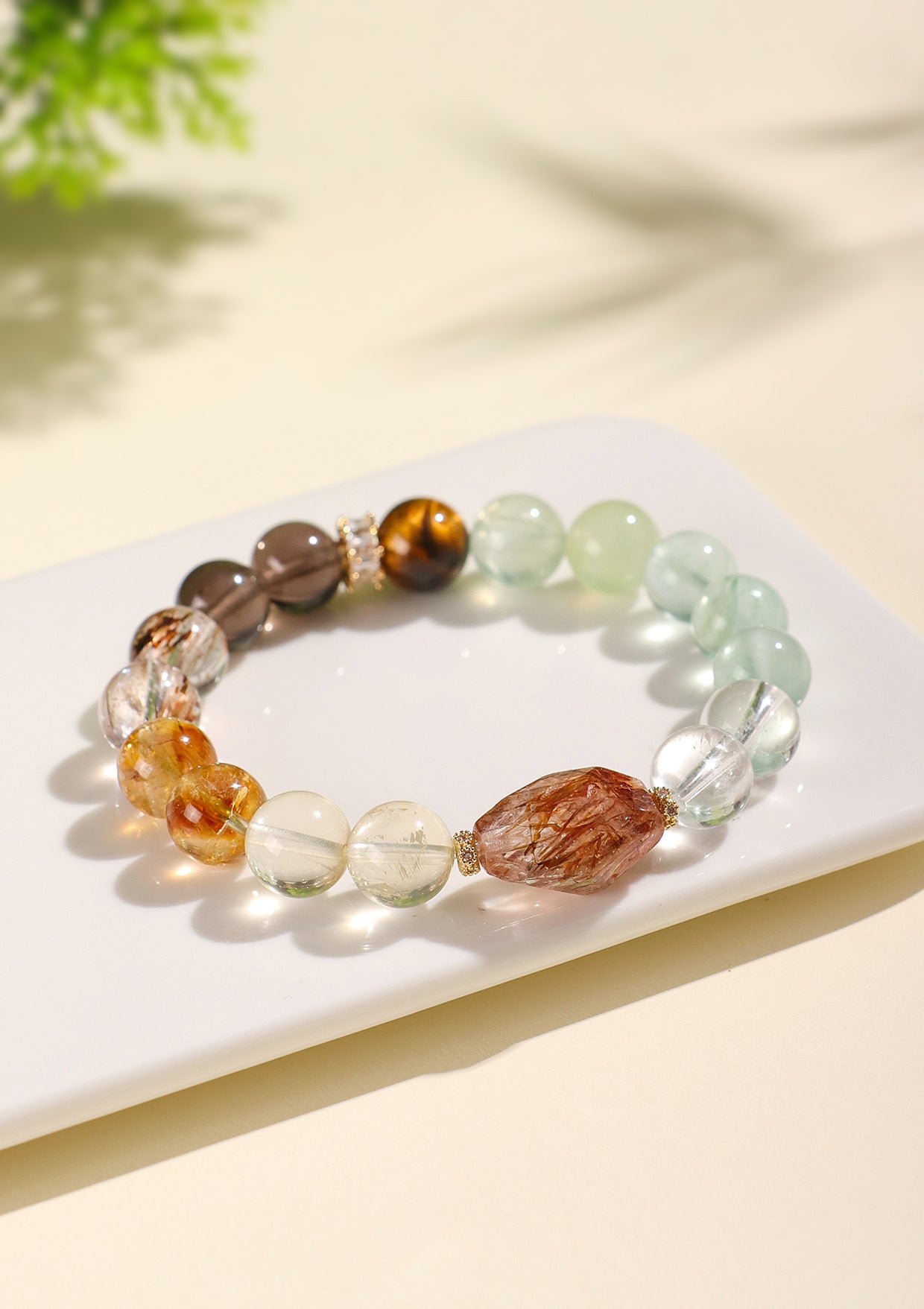 Planderful Fortune's Favor Bracelet – Elegant Crystal Beaded Design