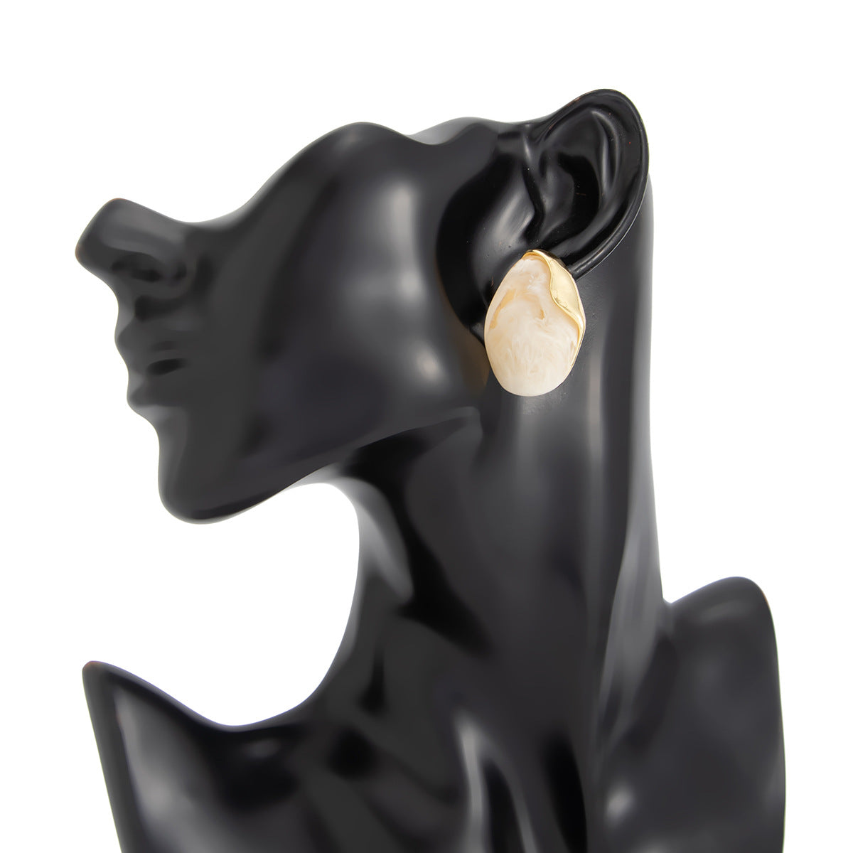 Planderful Vienna Verve Geometric Resin Earrings For Modern Women Bold Statement