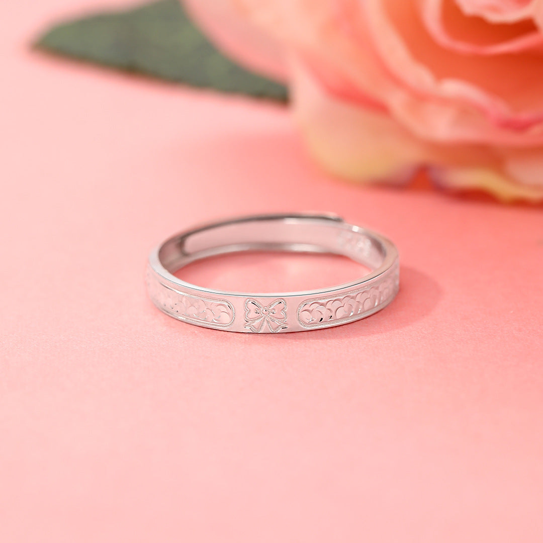 Minimalist Flash S925 Sterling Silver Women's Ring