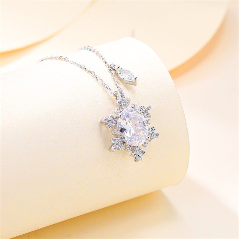 Aurora First 925 Sterling Silver Women's Pendant Necklace