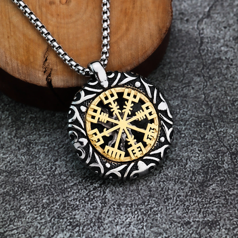 Foreign Trade New Jewelry Wholesale Viking Necklace for Men