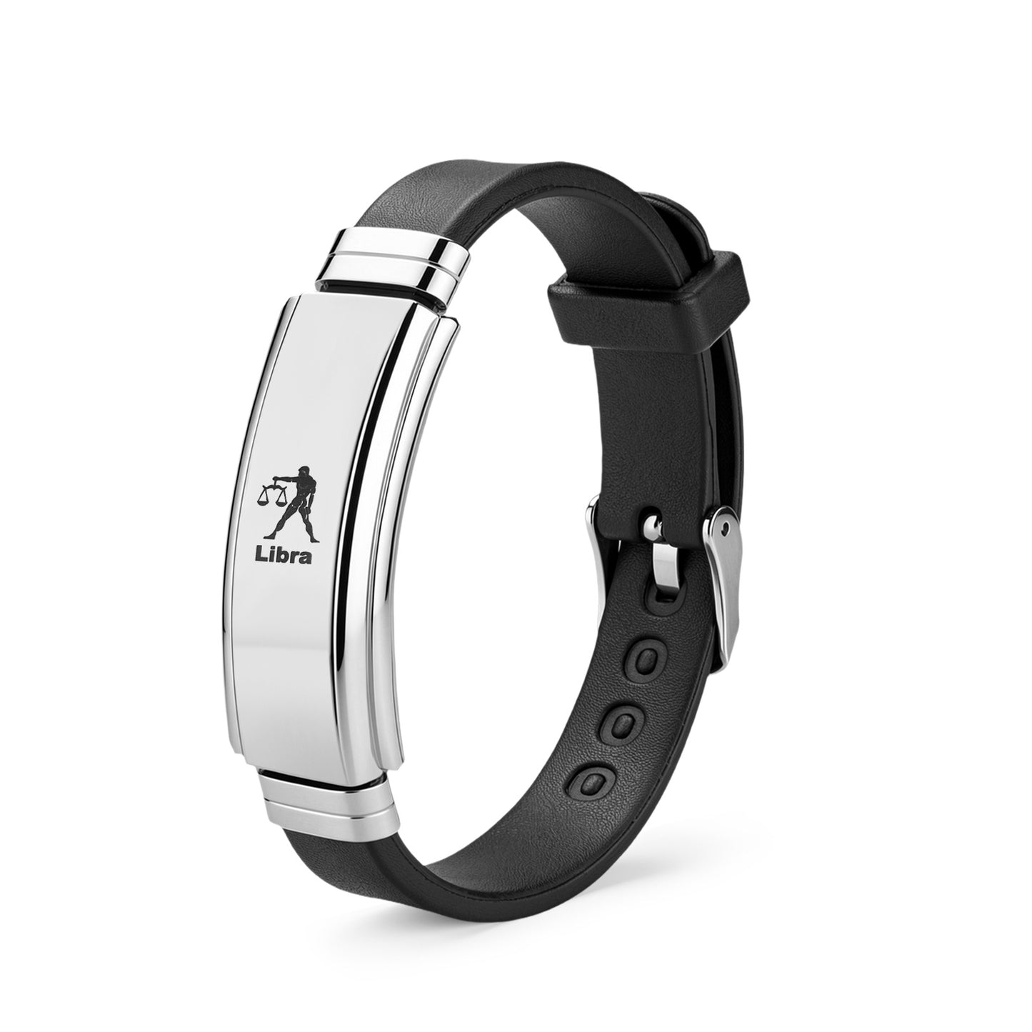 Planderful Twelve Constellations Bracelet Premium Stainless Steel Curved Design For Men Unisex Everyday Gift
