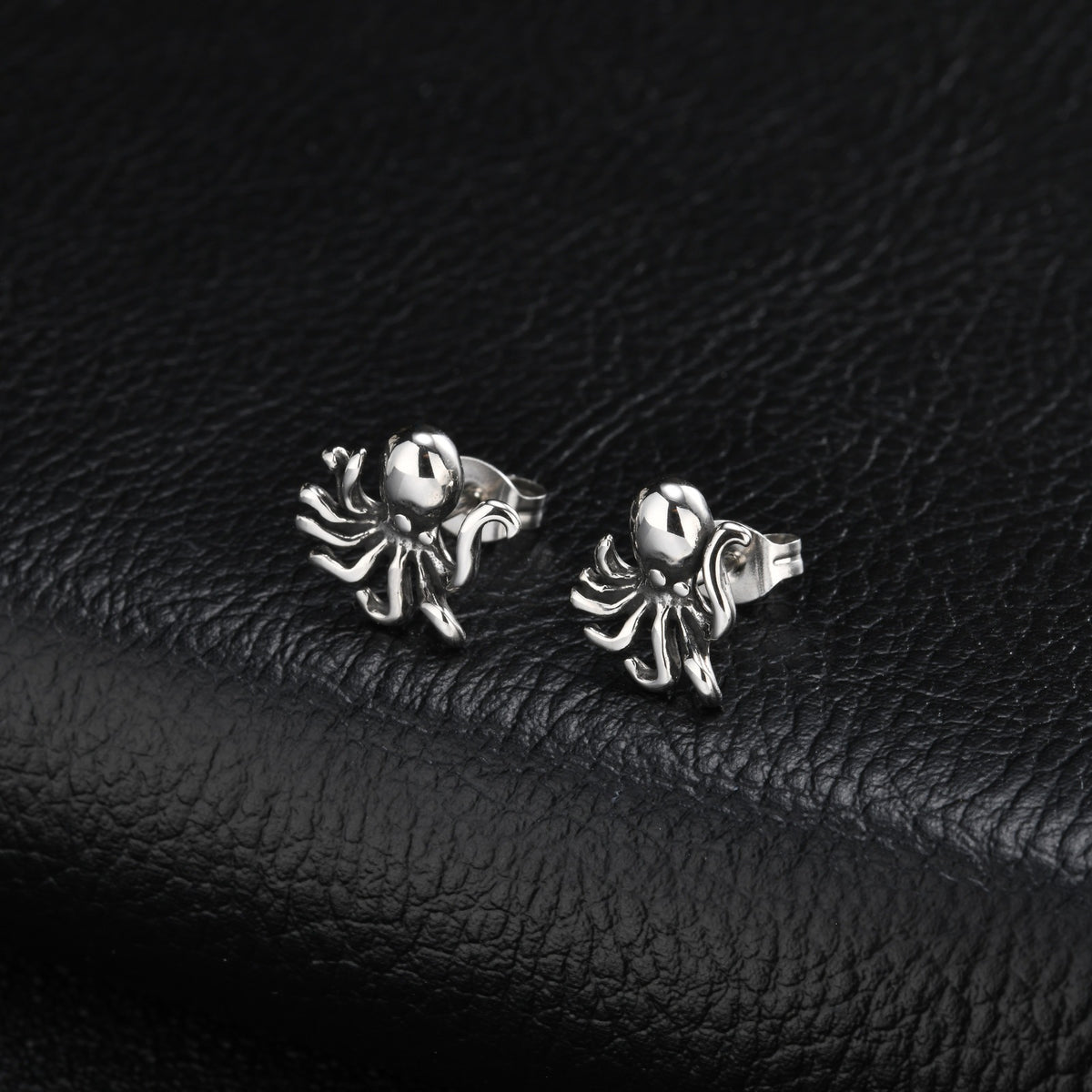 Stainless Steel Cat Earrings
