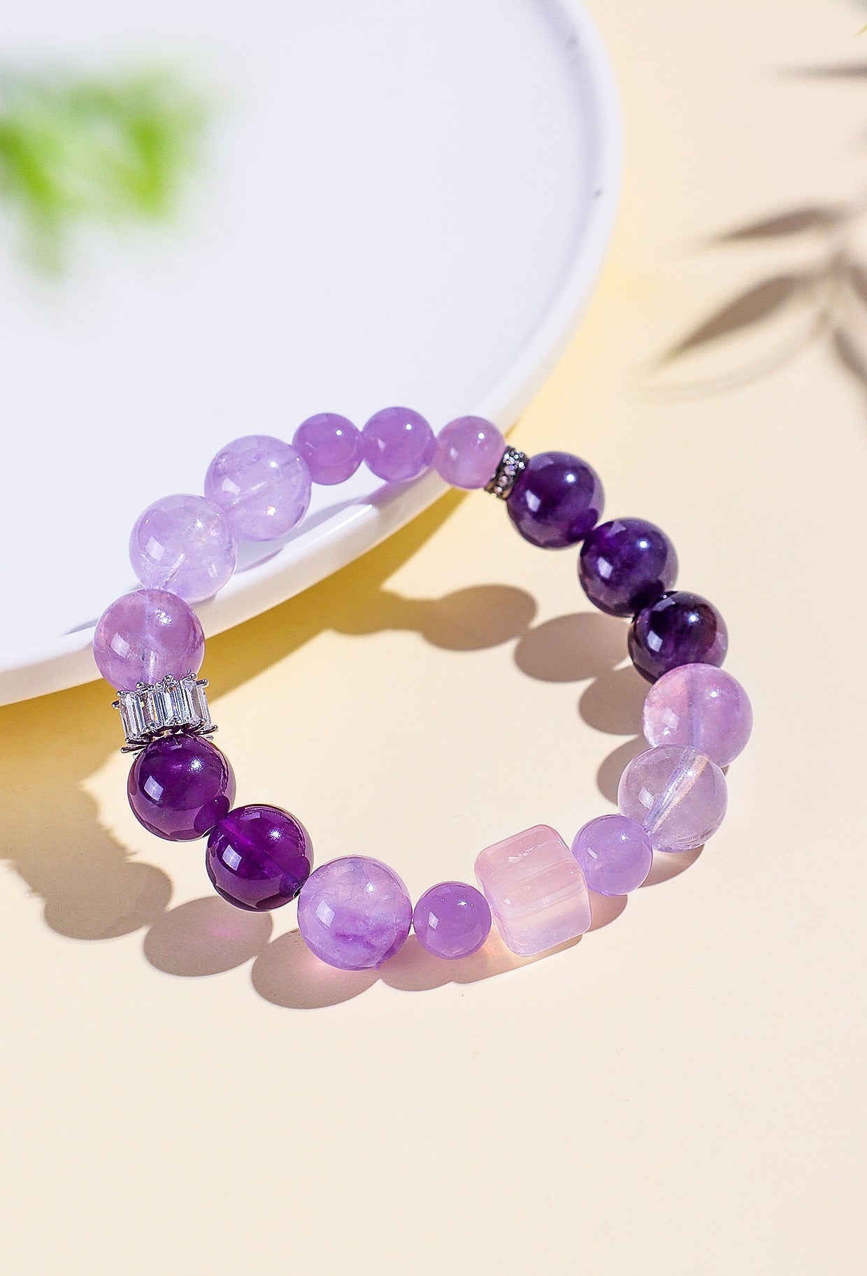 Planderful Fortune's Favor Amethyst Bracelet – Elegant Dreamy Design