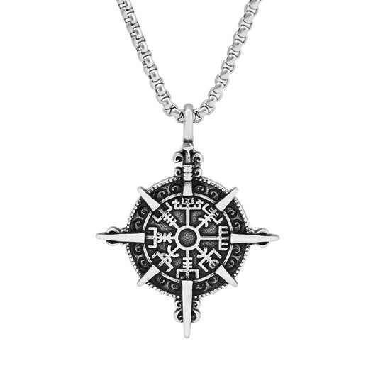 Stainless Steel European American Boys Necklace Titanium Steel Pendant