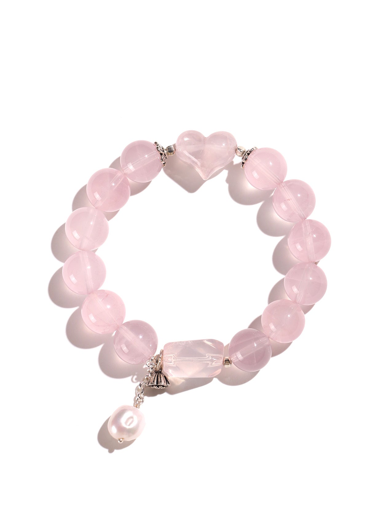 Planderful Fortune's Favor Bracelet – Elegant Pigeon Blood Red Strawberry Crystal Design