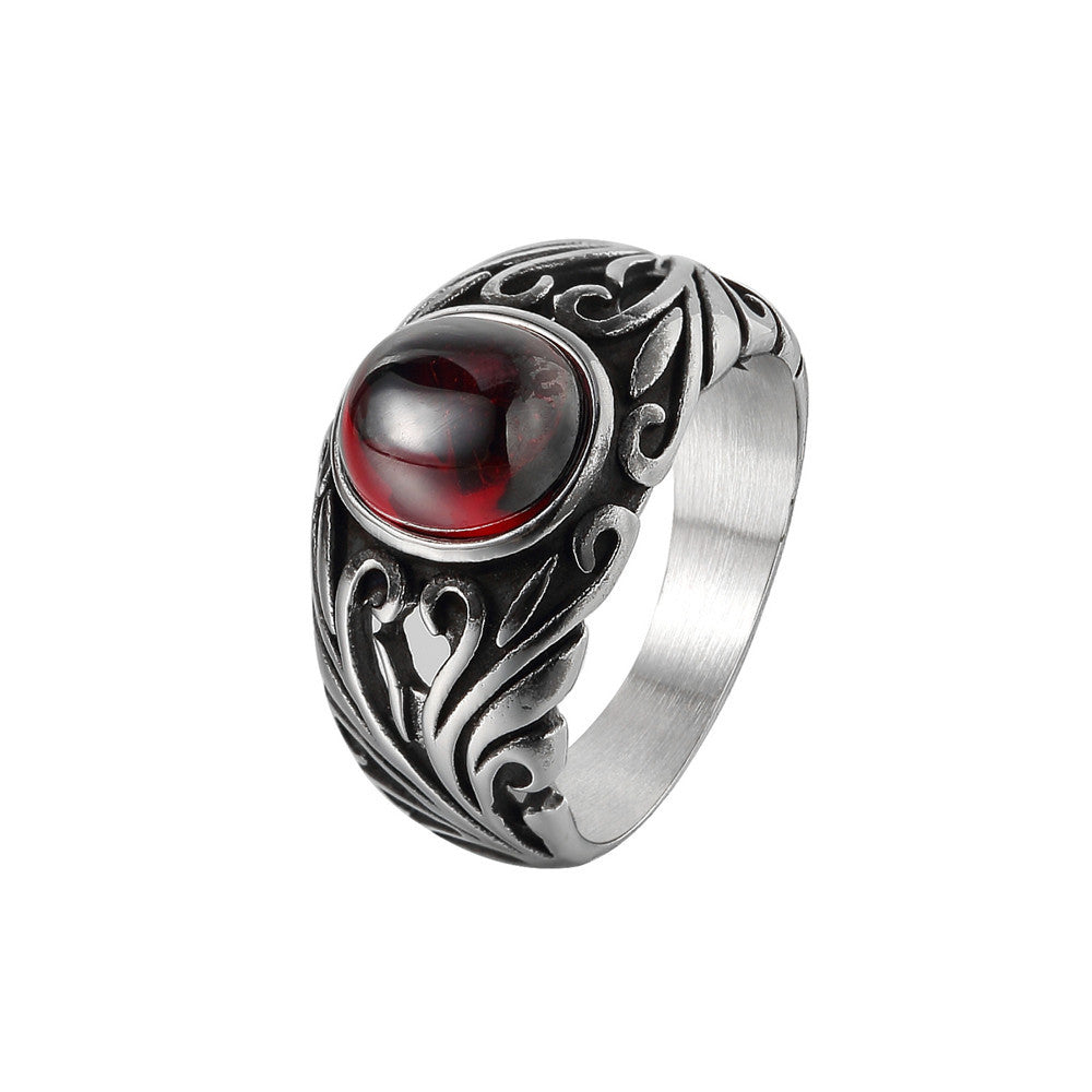 Planderful Everyday Genie Retro Stainless Steel Ring Unisex Protection Statement Premium Durable