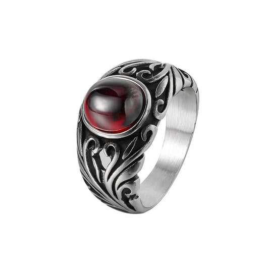 Planderful Everyday Genie Retro Stainless Steel Ring Unisex Protection Statement Premium Durable