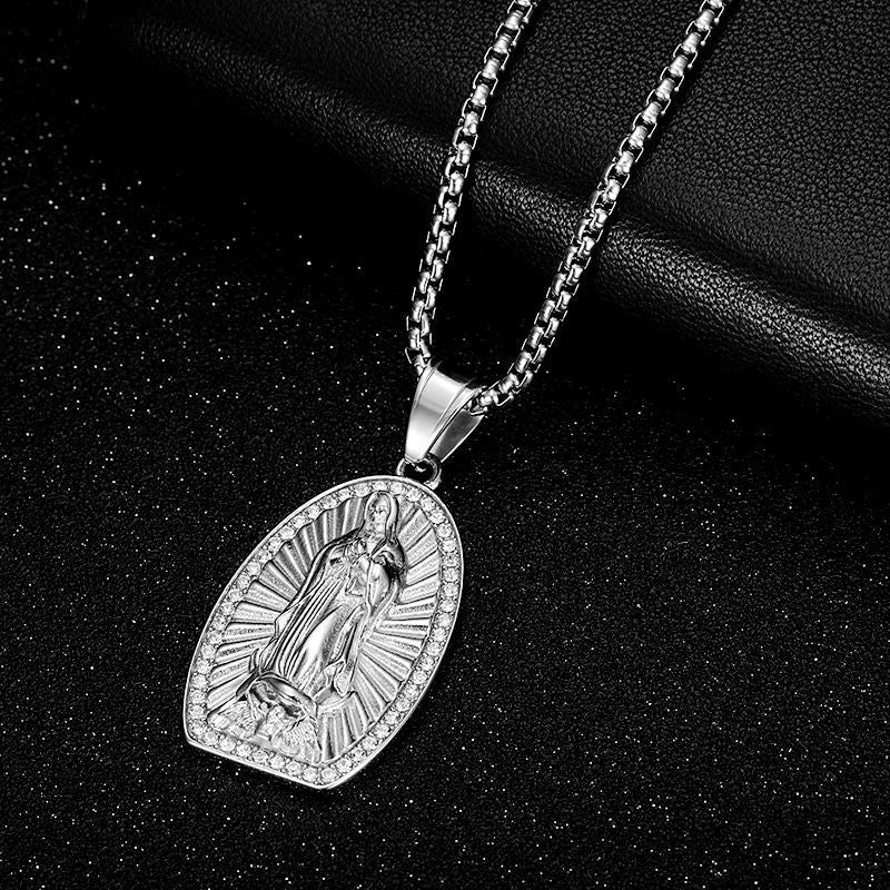 Punk Hip Stainless Steel Pendant Necklace