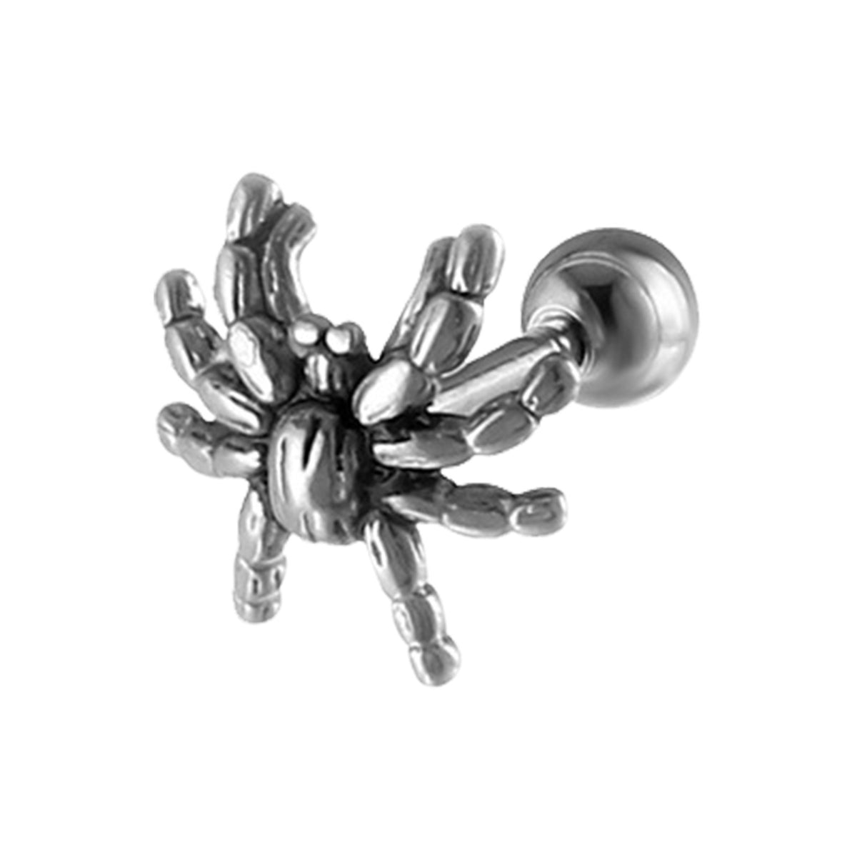 Modern Stainless Steel Earring — Single