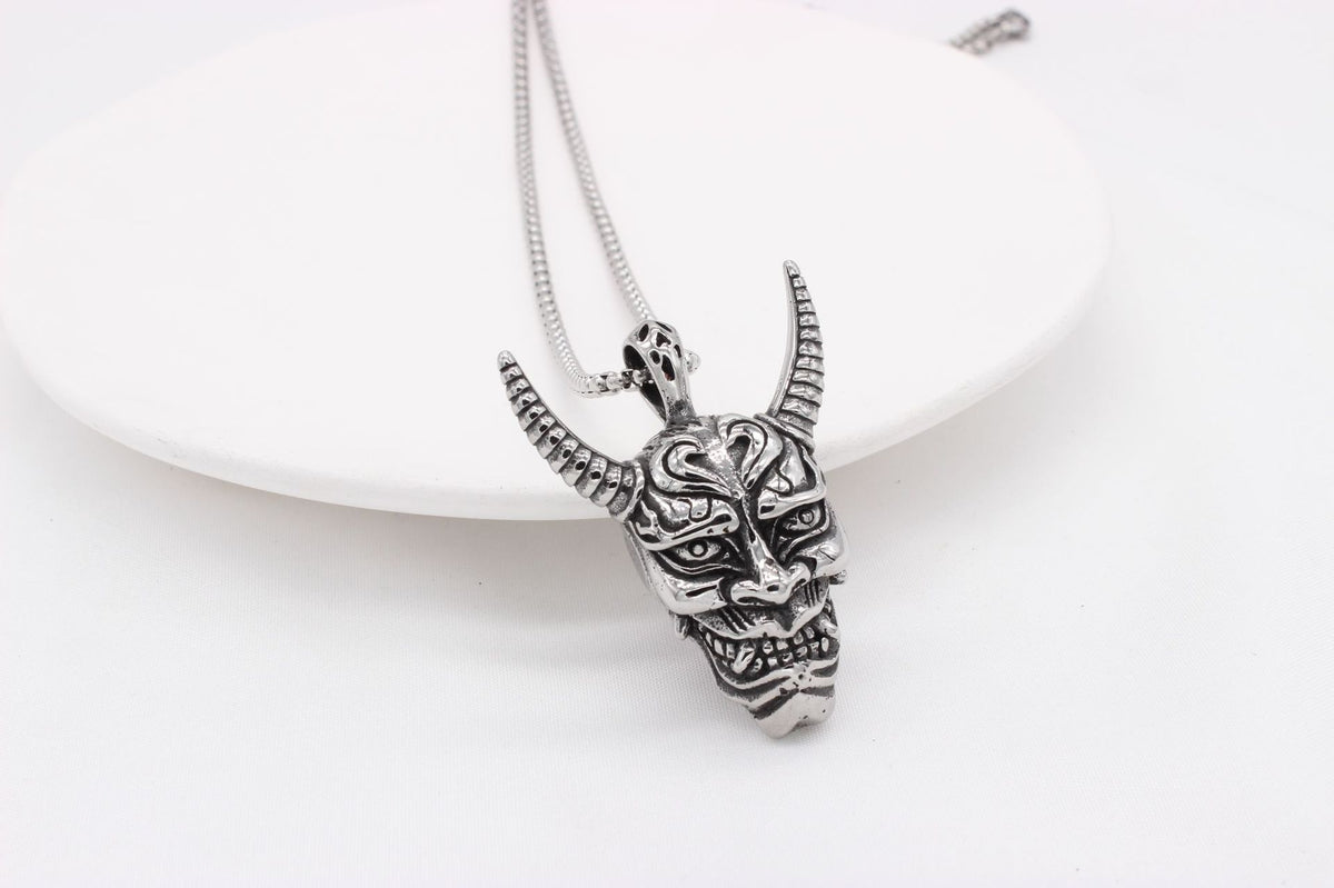 Longhorn Monster Titanium Steel Pendant Necklace