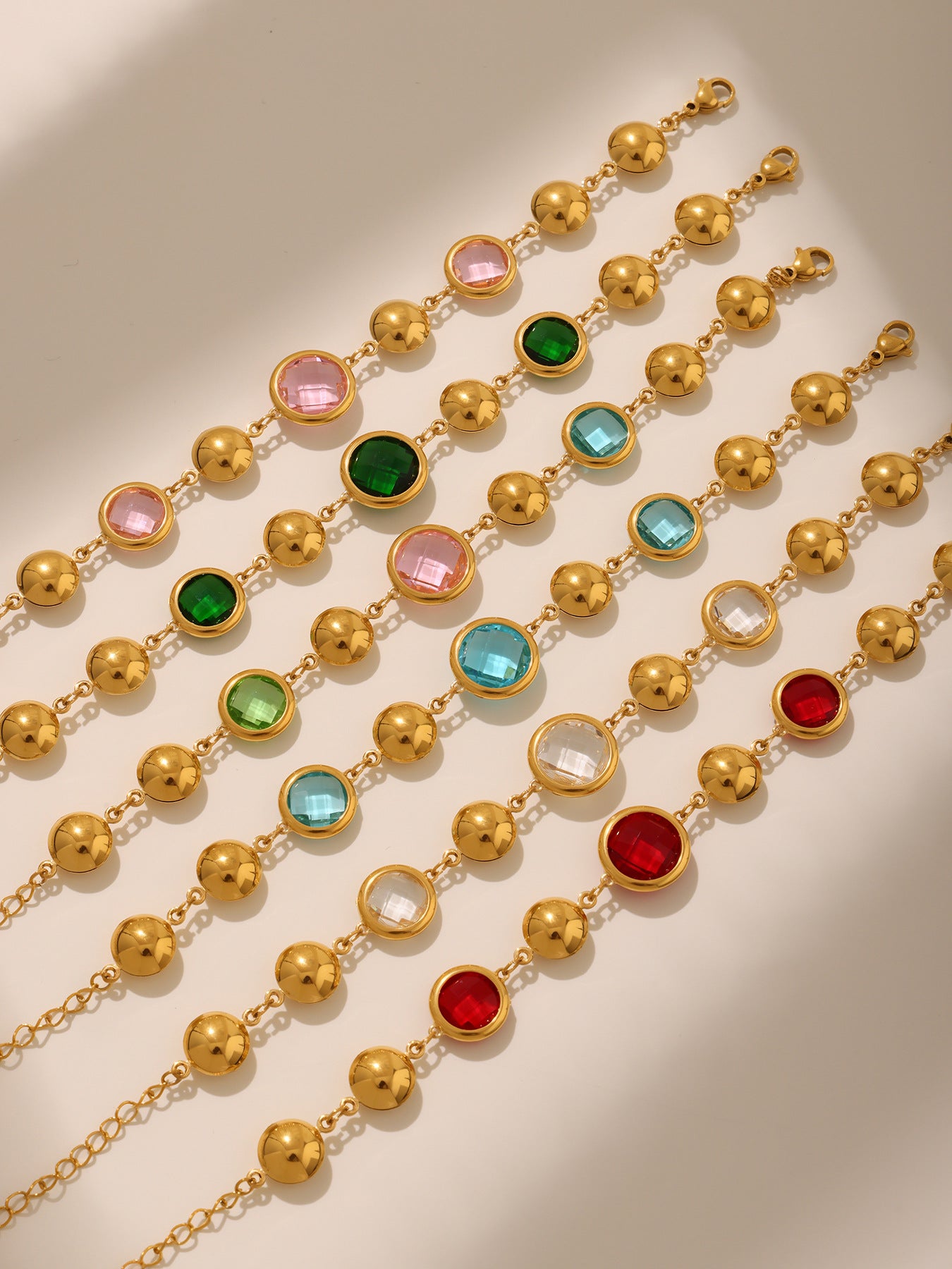 Planderful Everyday Genie Round Cut Glass Bracelet For Her