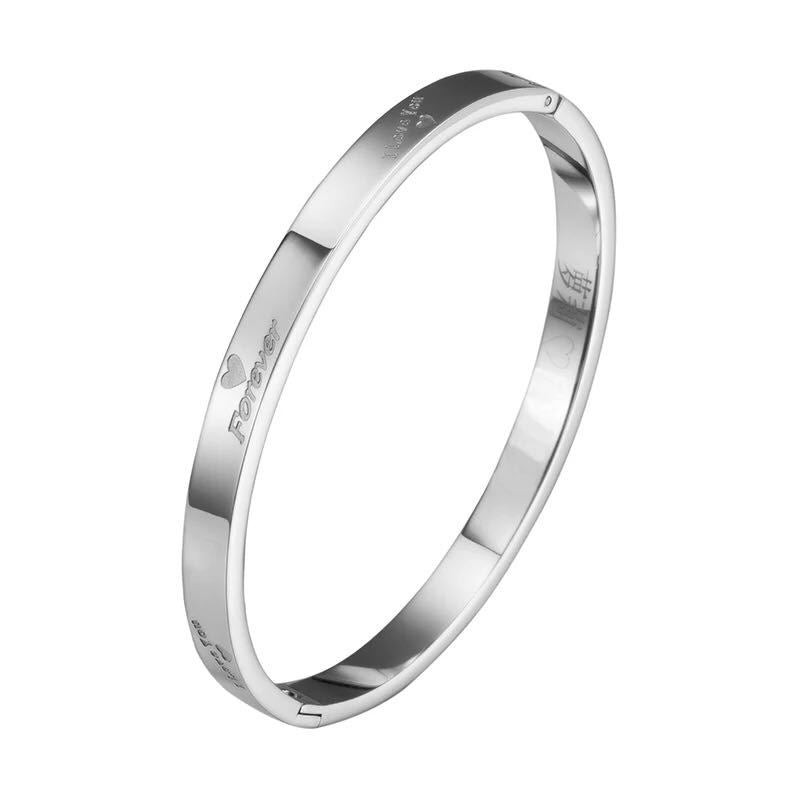 Planderful Jewelry Gold Bracelet Forever For Women