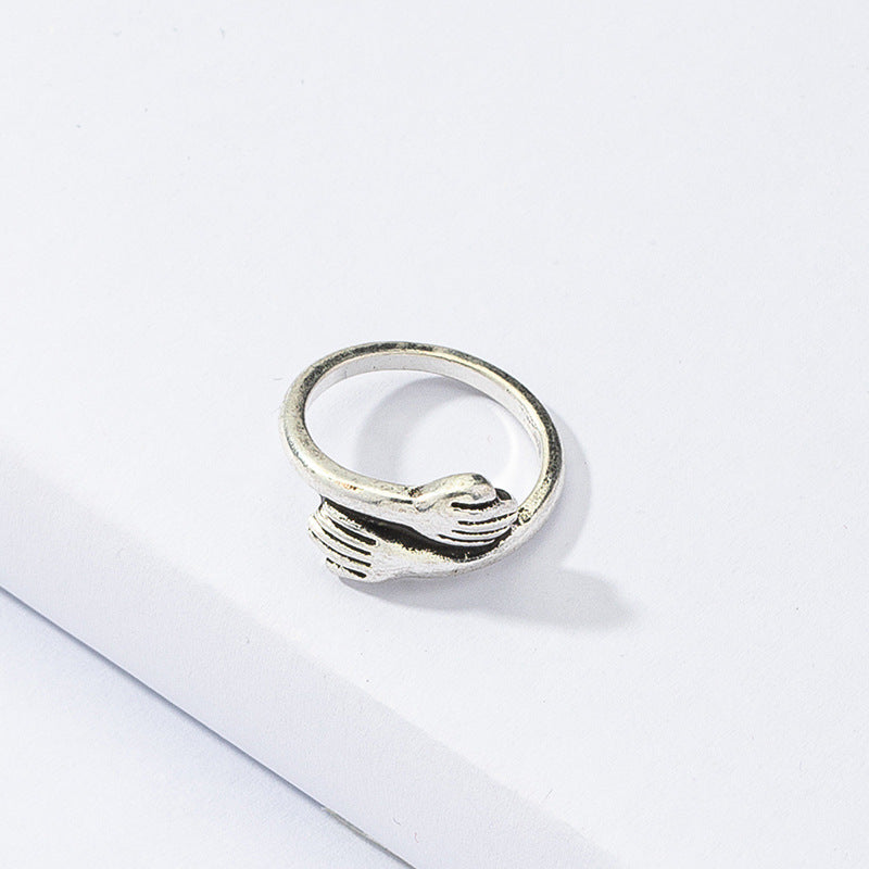 Romantic Duo Rings - Japanese Korean Retro Design Statement Pieces