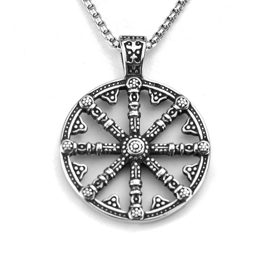 Retro Men's Jewelry Stainless Steel Nautical Compass Pendant