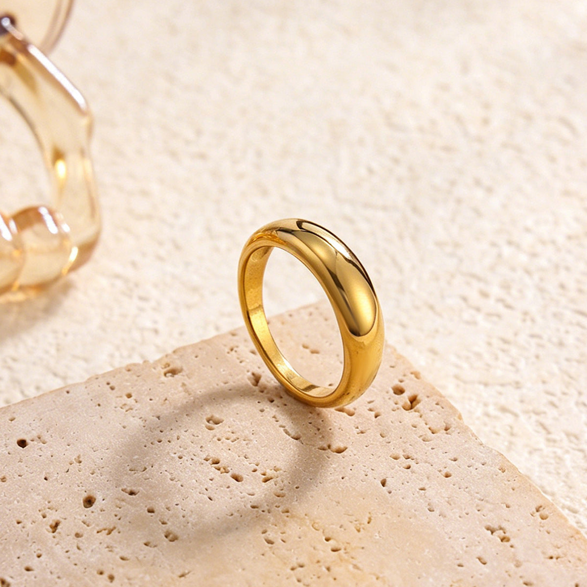 Stainless Steel Zircon Open Ring By Planderful Vienna Verve For Urban Professionals Statement Piece