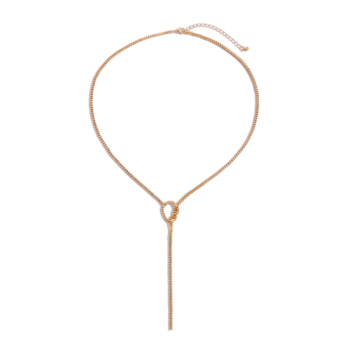 Planderful Vienna Verve Necklace – Elegant Y-Shaped Fringed Design