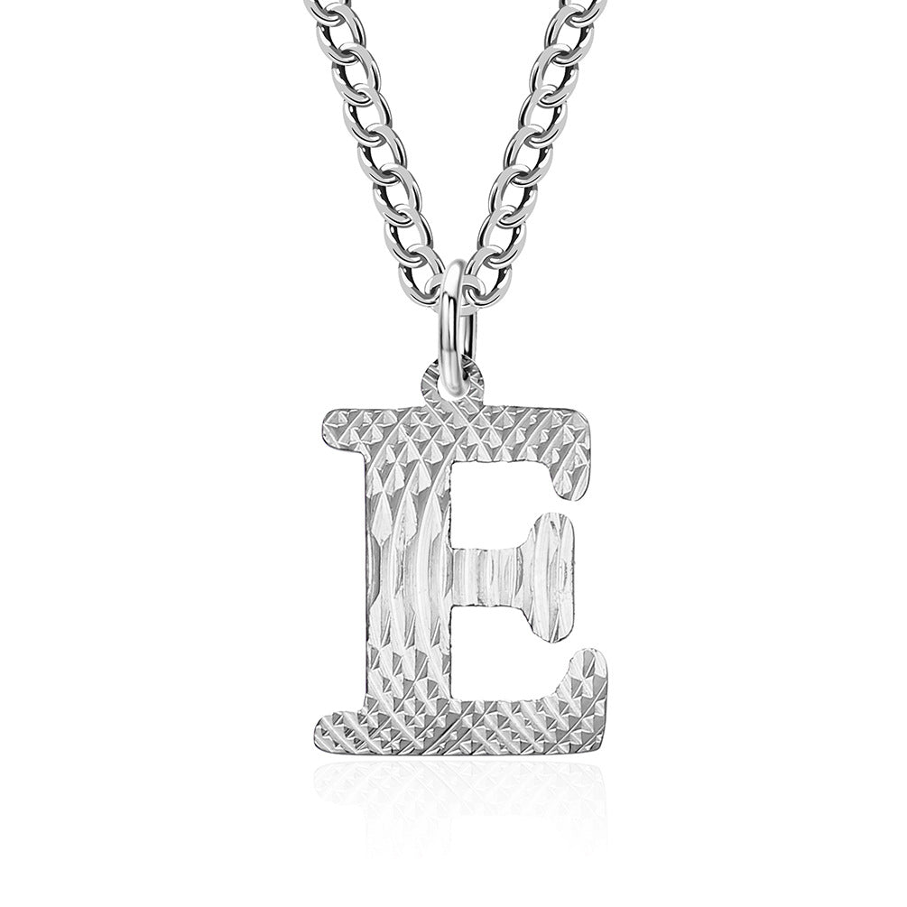Planderful Everyday Genie Gold Plated Letter Surname Pendant For Couples Unisex Premium Magazine Style Jewelry