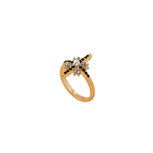Chic Pearl Ring with Celebrity Style - European & American Jewelry Wholesale