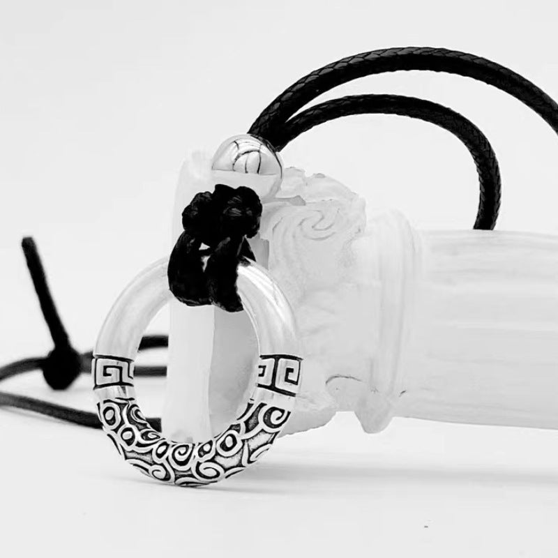 Planderful Jewelry Steel Retro Pendant Necklace