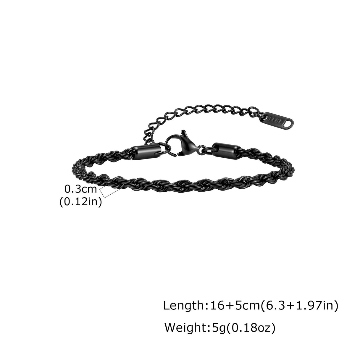 Braided Stainless Steel Bracelet