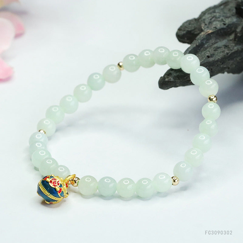 Jadeite Round Bead Style 4 Bracelet