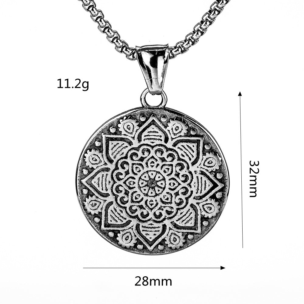 Vintage Ethnic Pendant Necklace