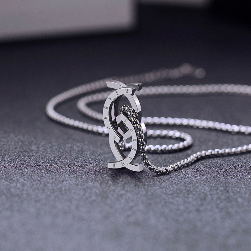 Planderful Everyday Genie Titanium Steel Ring For Men Does Not Fade Durable Modern Jewelry