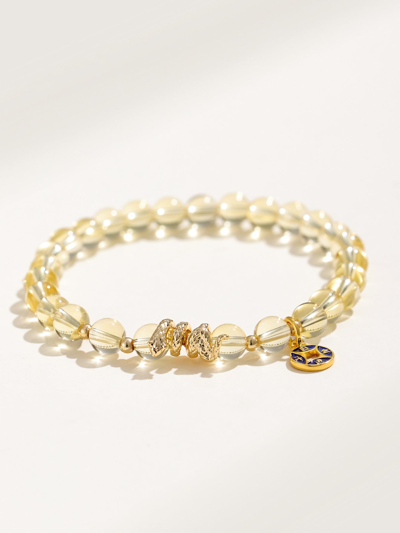 Planderful Fortune's Favor Bracelet – Versatile Citrine Yellow Crystal Design