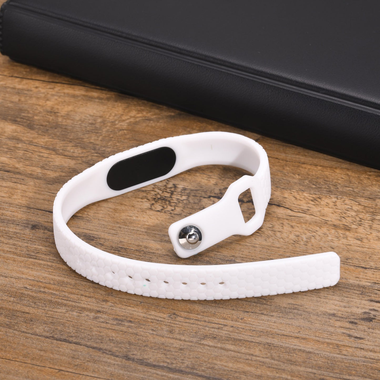 Europe America Silicone Strap Bracelet Black White Men's Accessories