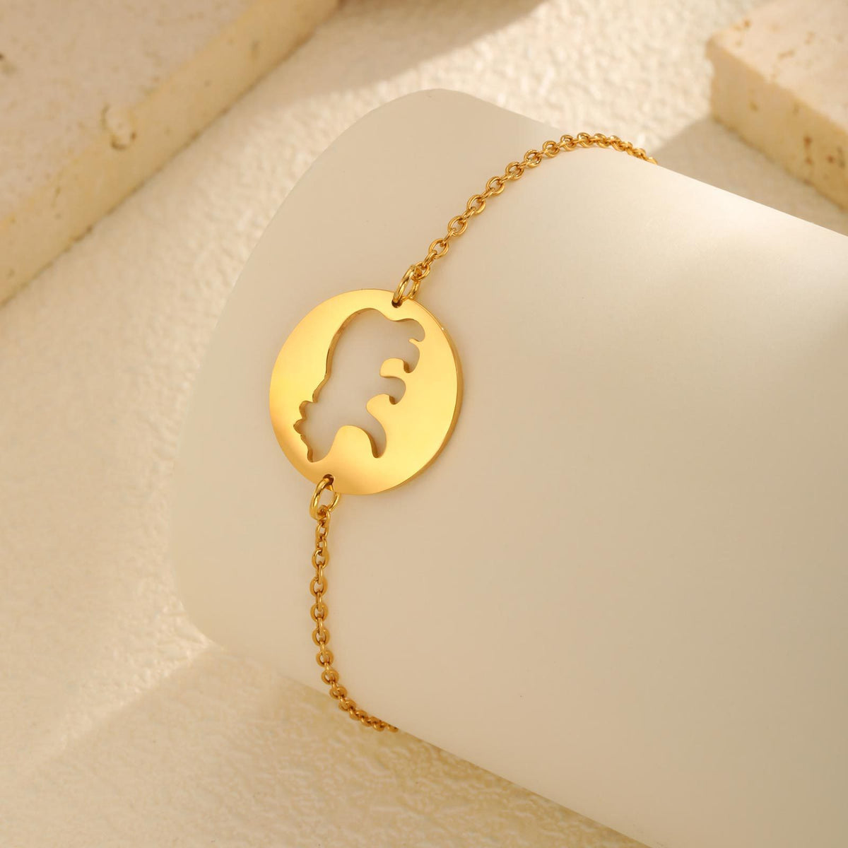 Gold-Plated Stainless Steel Bracelet
